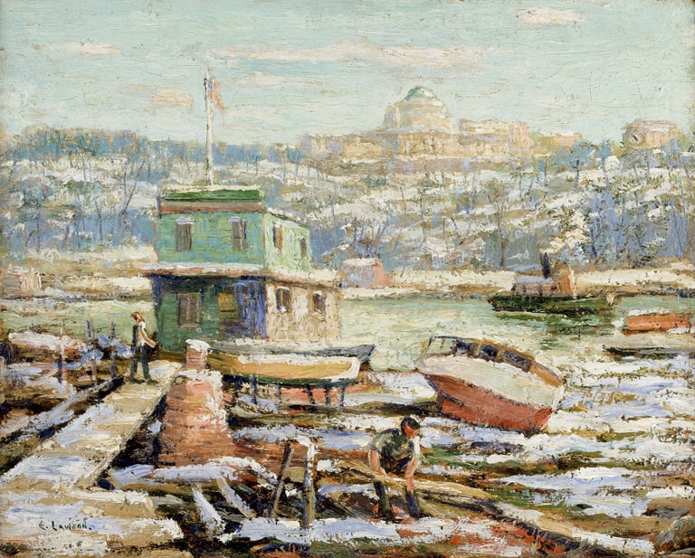 Boat Club in Winter