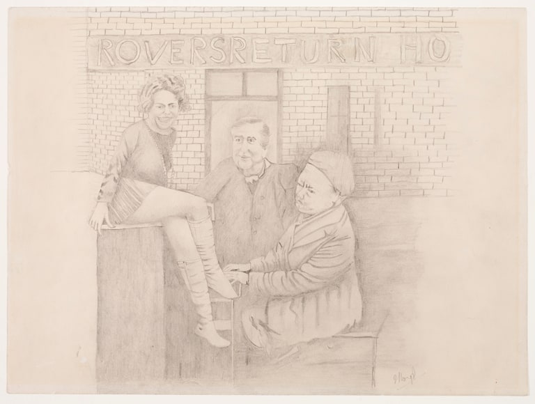 Outside the Rovers Return (Coronation Street)