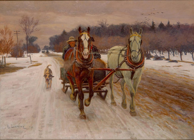 Sleighing—Hales Corners