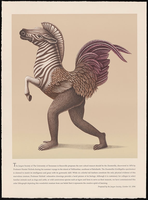 Gorillagallus equiclavatus from the Colorprint U.S.A.: Spanning the States in '98 portfolio