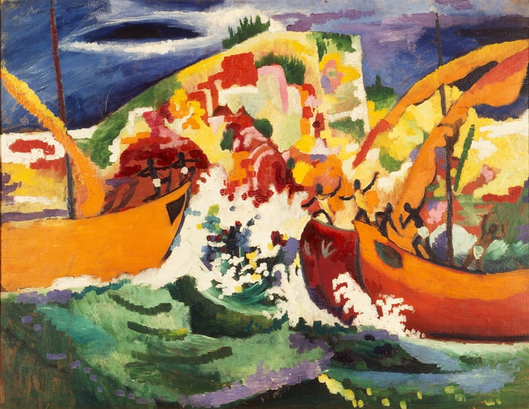 Native Sea Fight (Seesehlact zwischen Eingeborenen)