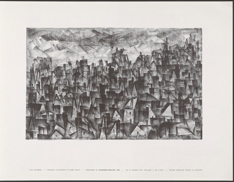 City Patterns, from the portfolio Improvisations 1954