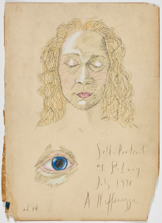 Self-Portrait as St. Lucy