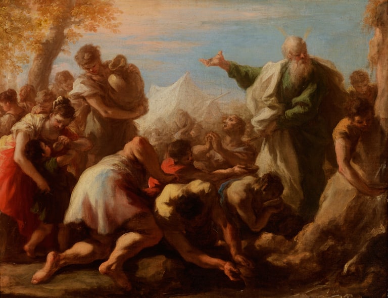 Moses Striking Rock