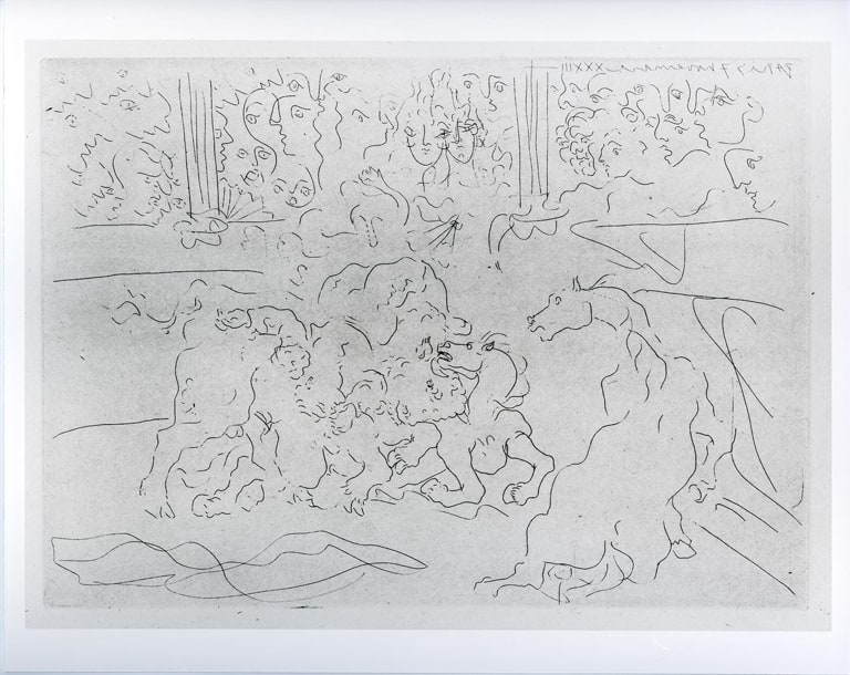 Bullfight: Wounded Torero (Corrida. Torero blessé), from the Vollard Suite