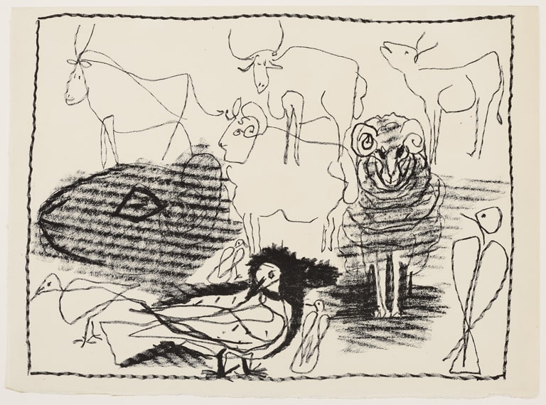 Bulls, Rams, and Birds (Taureaux, béliers, et oiseaux)