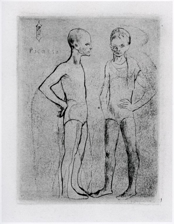 Two Acrobats, from La suite des Saltimbanques (Acrobats Suite)