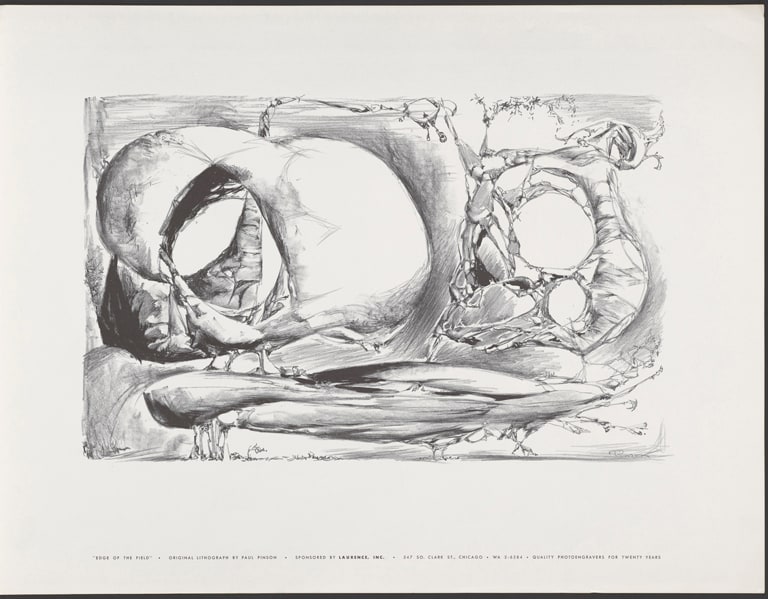 Edge of the Field, from the portfolio Improvisations 1954