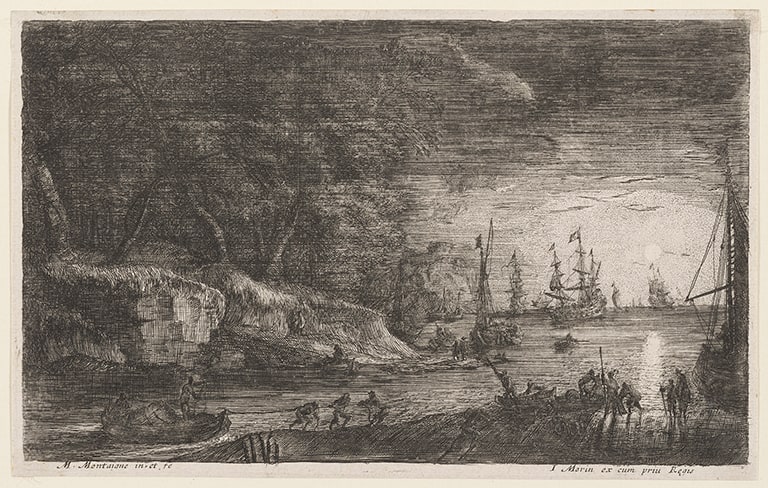 Seascape in Moonlight
