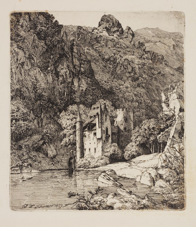 The Castle at the Base of a Cliff (Das Schloss am Fusse der Felswand)