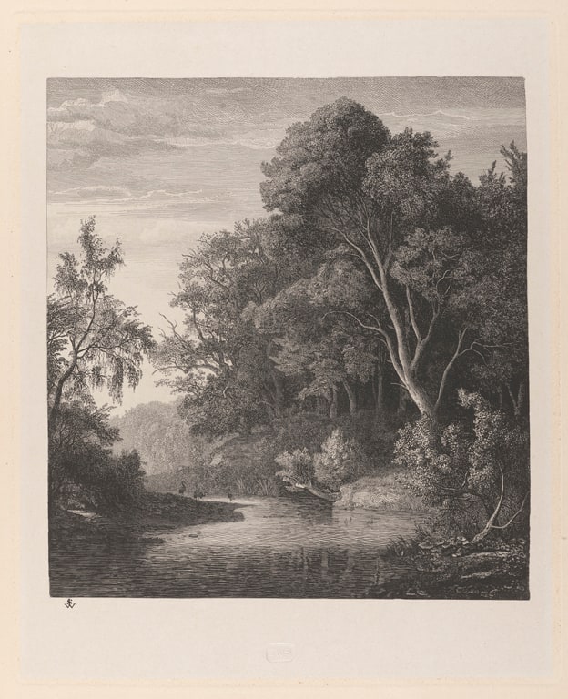 The Forest Brook with Storks (Der Waldsturm mit den Störchen)