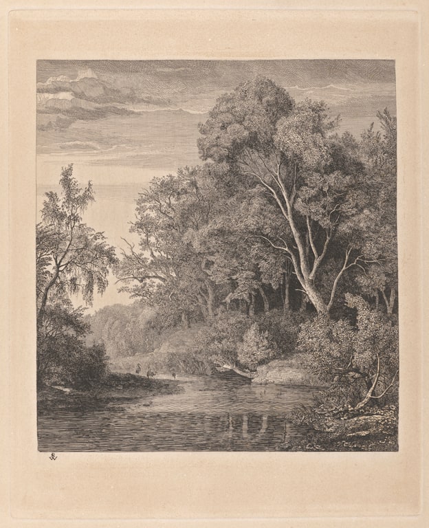 The Forest Brook with Storks (Der Waldsturm mit den Störchen)
