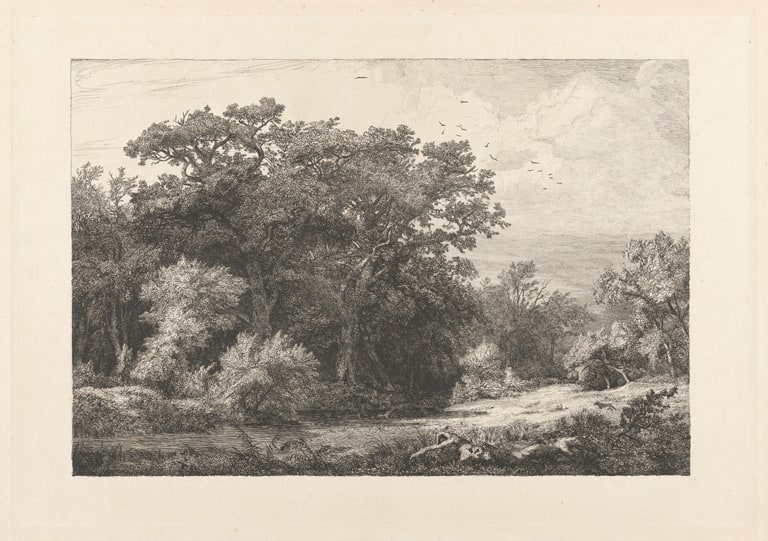 The Forest with a Prowling Fox (Der Wald mit dem schleichenden Fuchs)