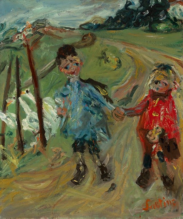 Children and Geese