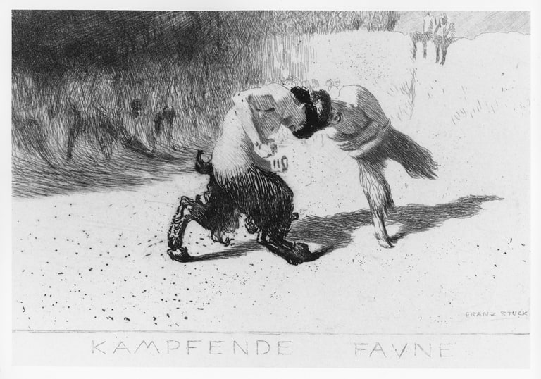 Fighting Fauns (Kämpfende Faune)