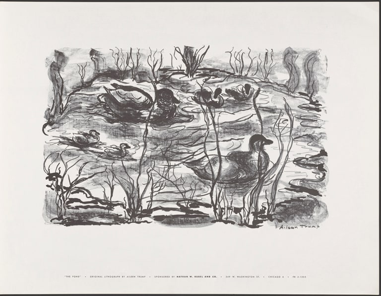 The Pond, from the portfolio Improvisations 1954