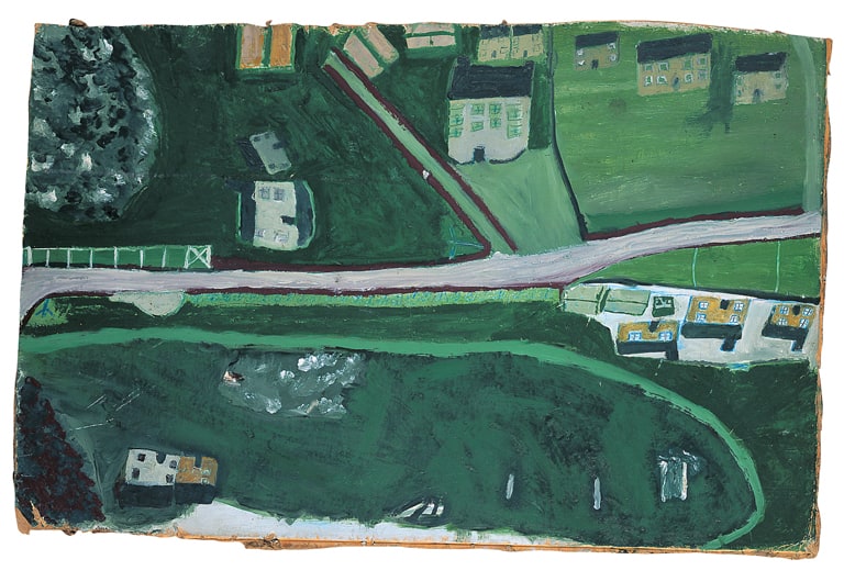 Road with Houses