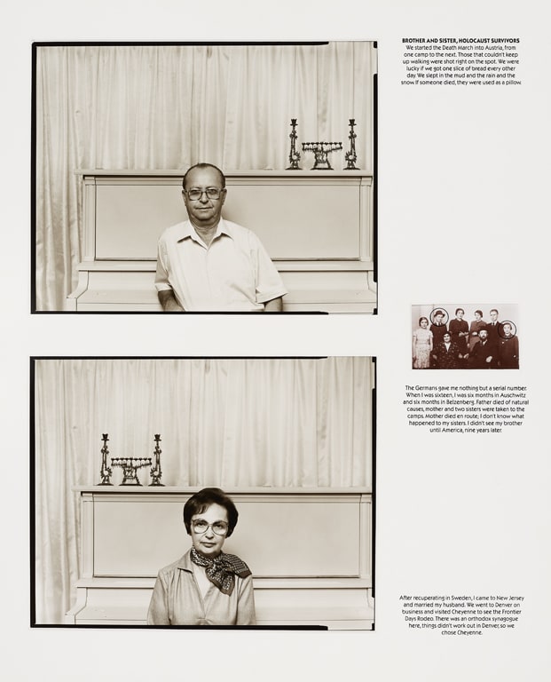 Brother and Sister, Holocaust Survivors, fromThe Jews of Wyoming: Fringe of the Diaspora