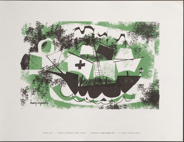 Bottled Boat, from the portfolio Improvisations 1954