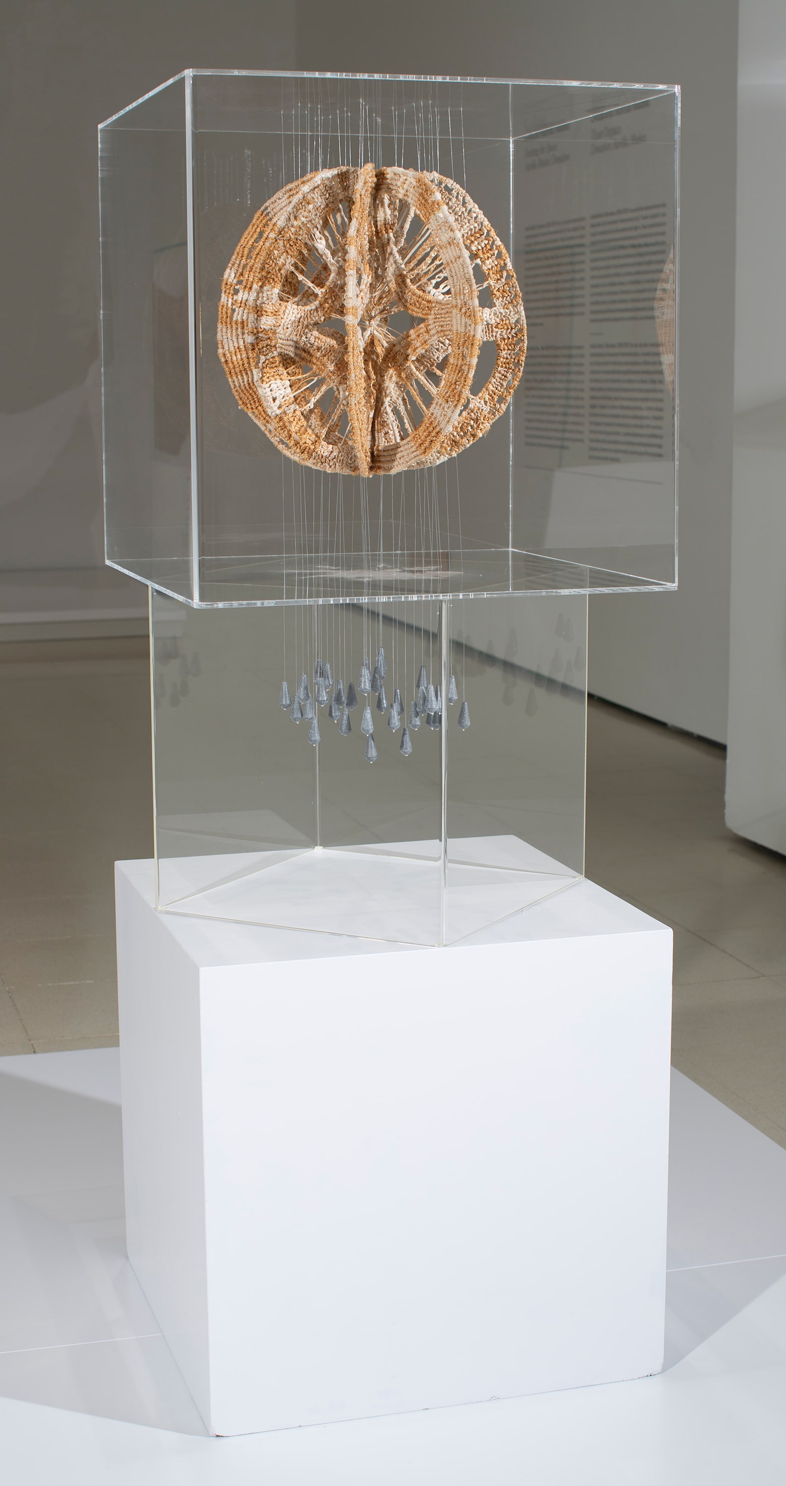 Sphere and lead weights. Series Homenatge a Gaudí