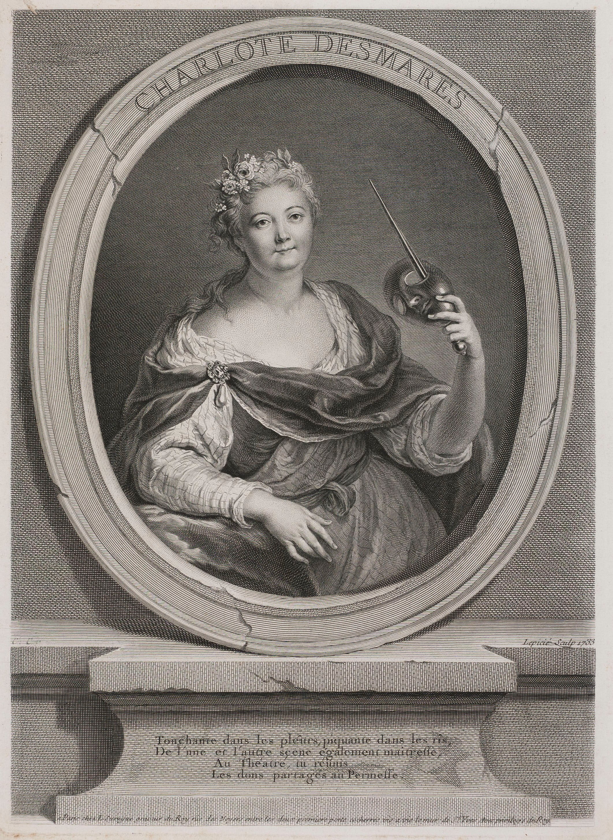 Portrait of Charlote Desmares