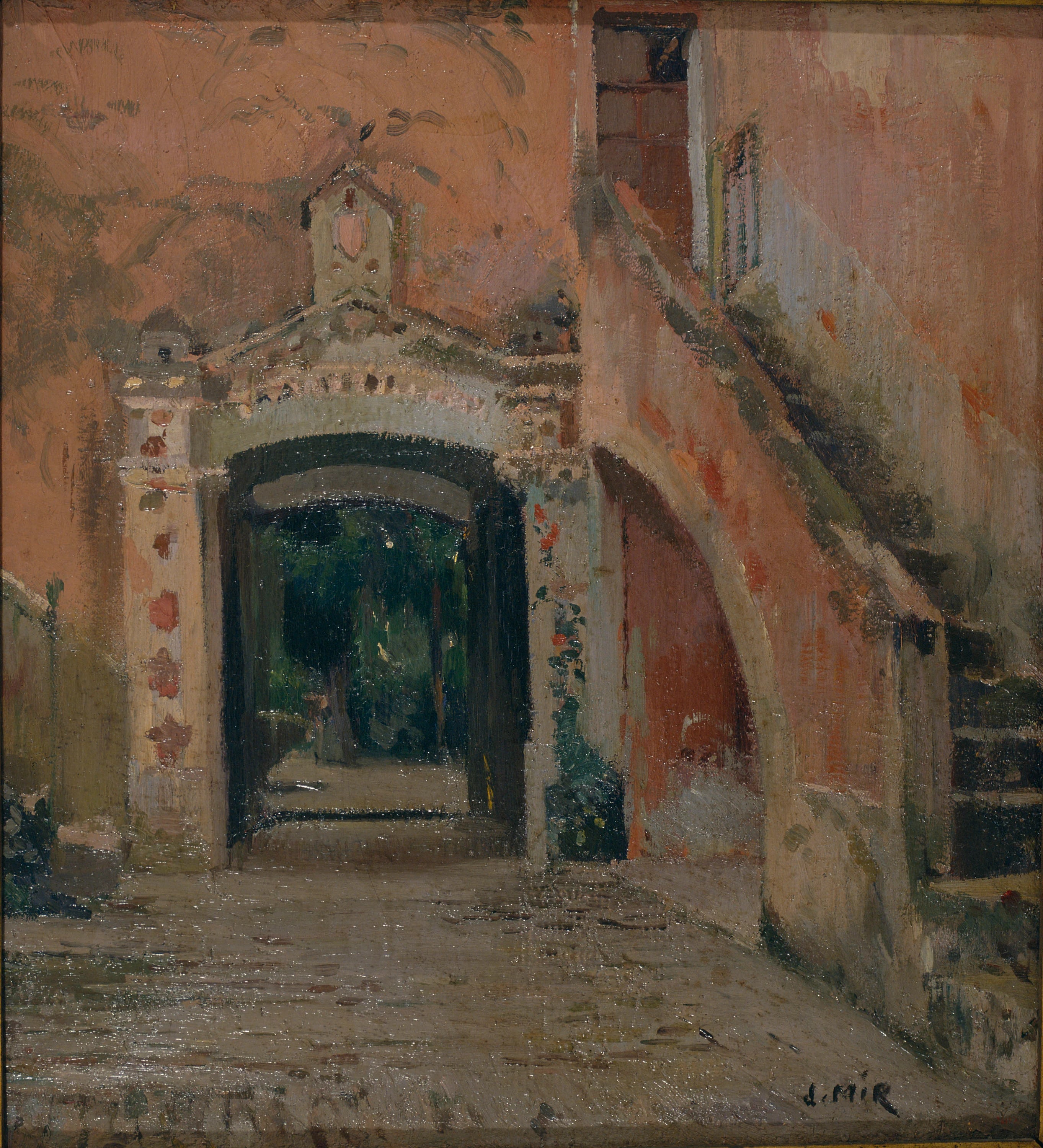 Small Pink Courtyard