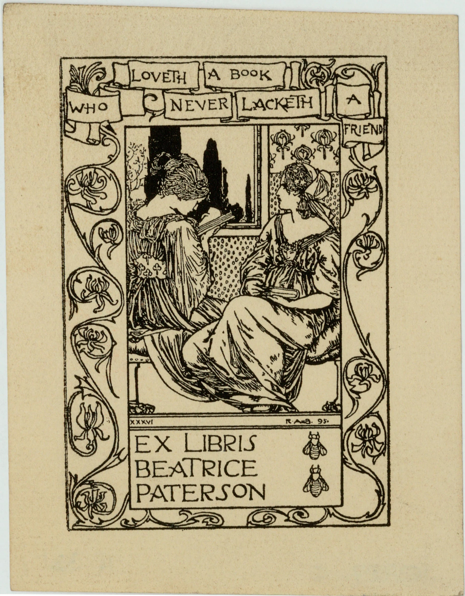 Book-plate Beatrice Paterson