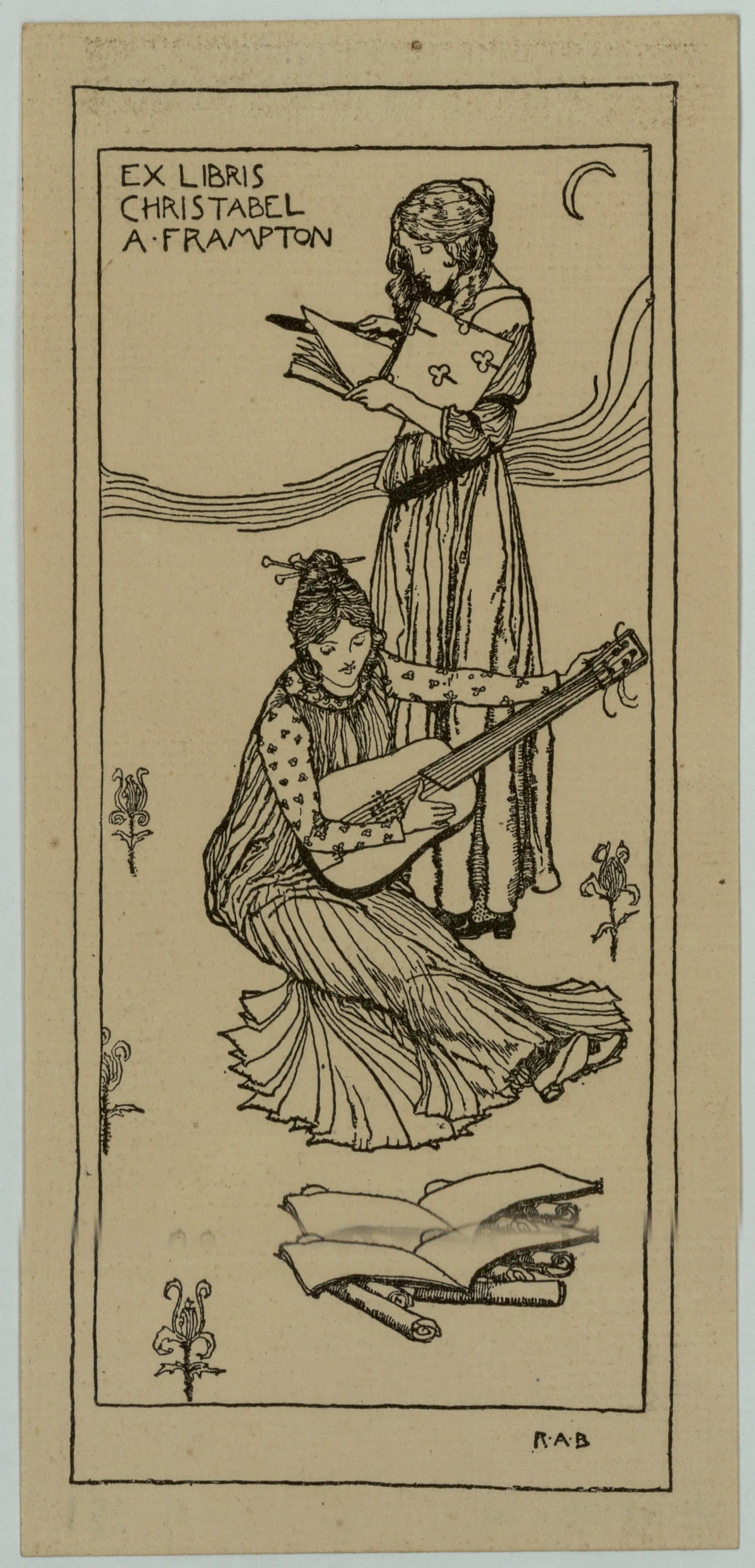 Book-plate Christabel A. Frampton
