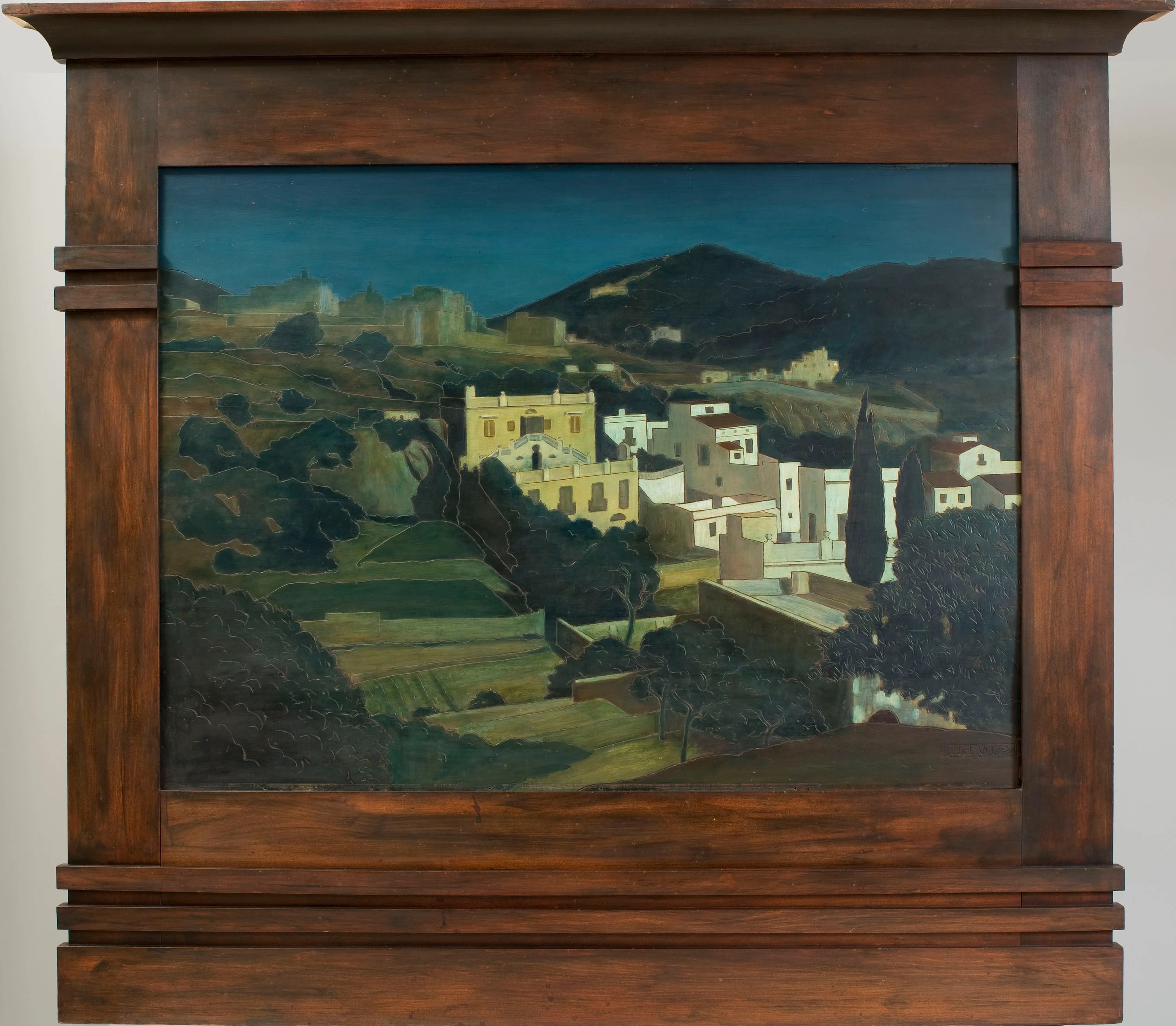 Vallcarca on a Moonlit Night