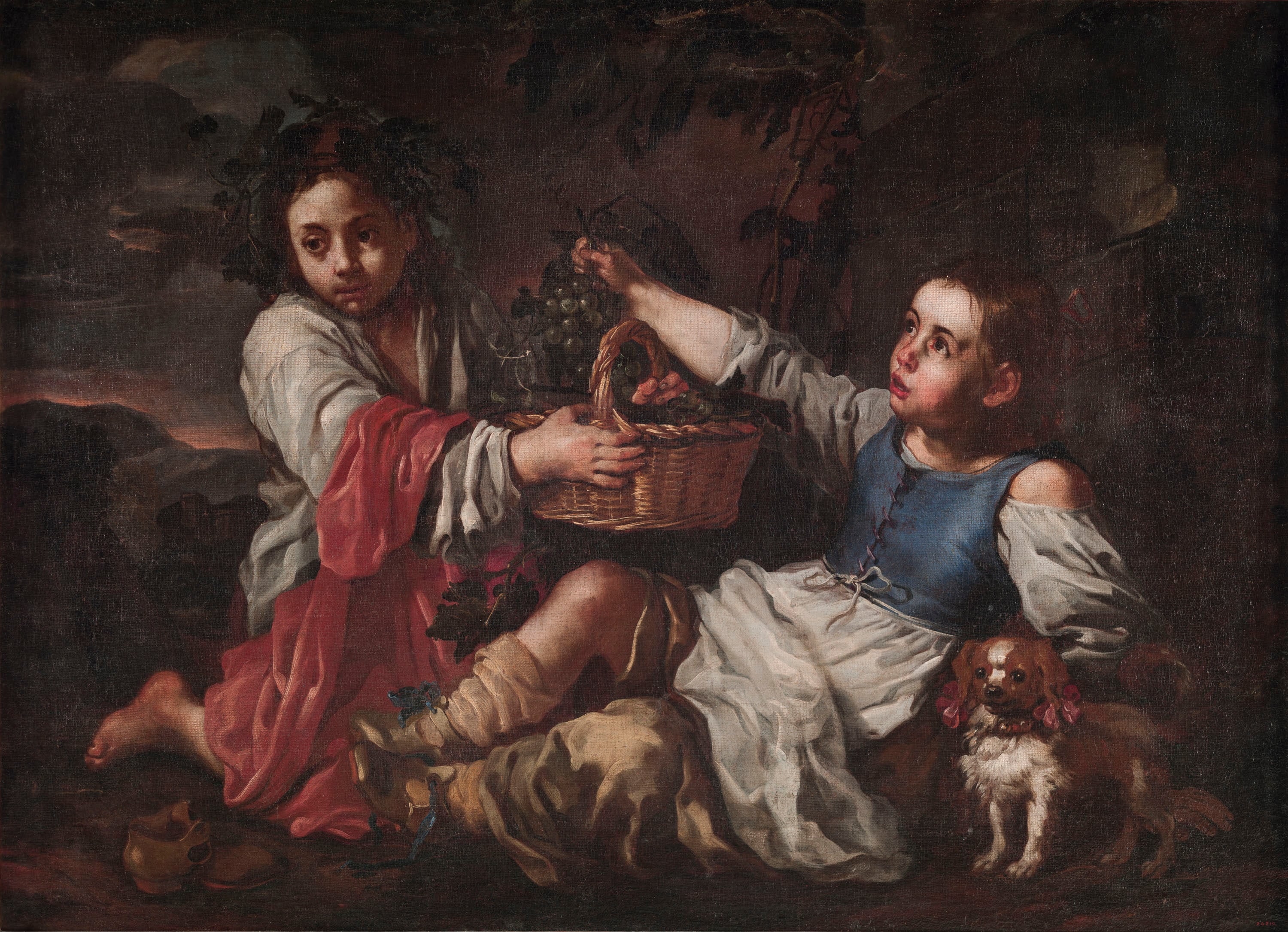 Children with Bunches of Grapes (Allegory of Bacchus)