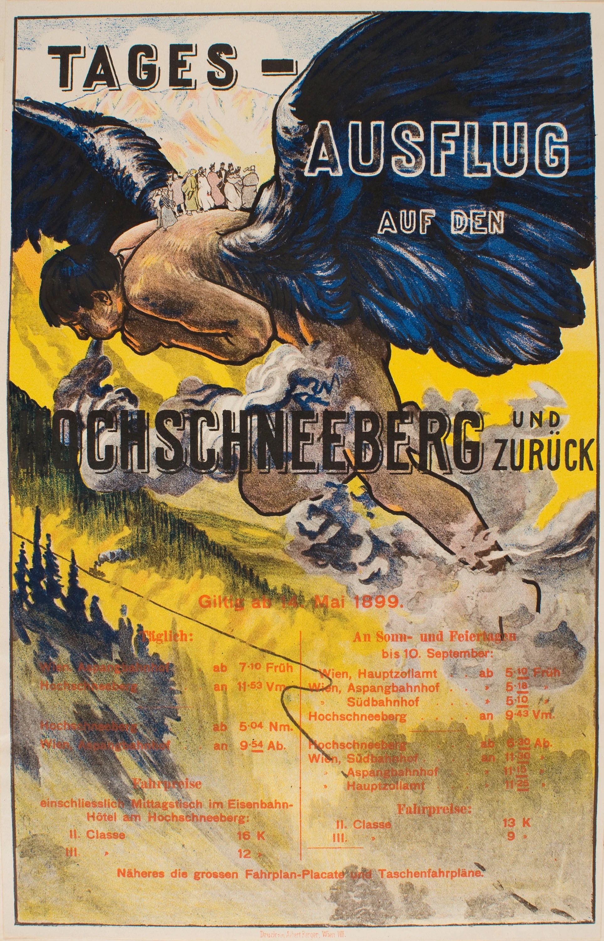 Tages-Ausflug auf den Hochschneeberg und Zurück