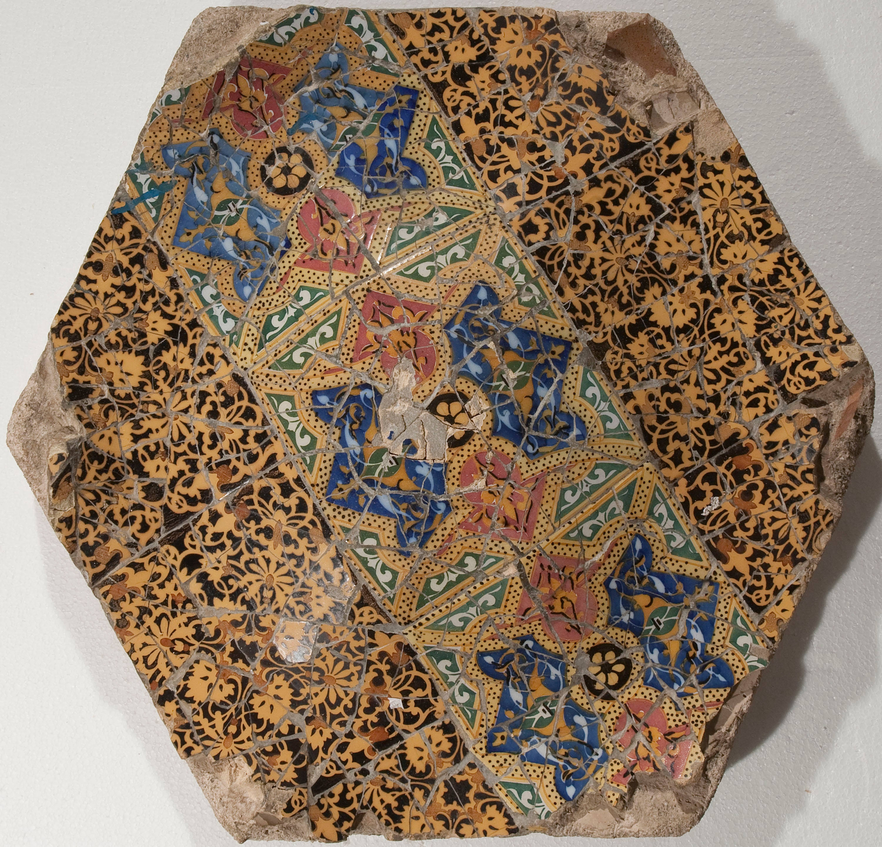 Piece of trencadís for the Parc Güell