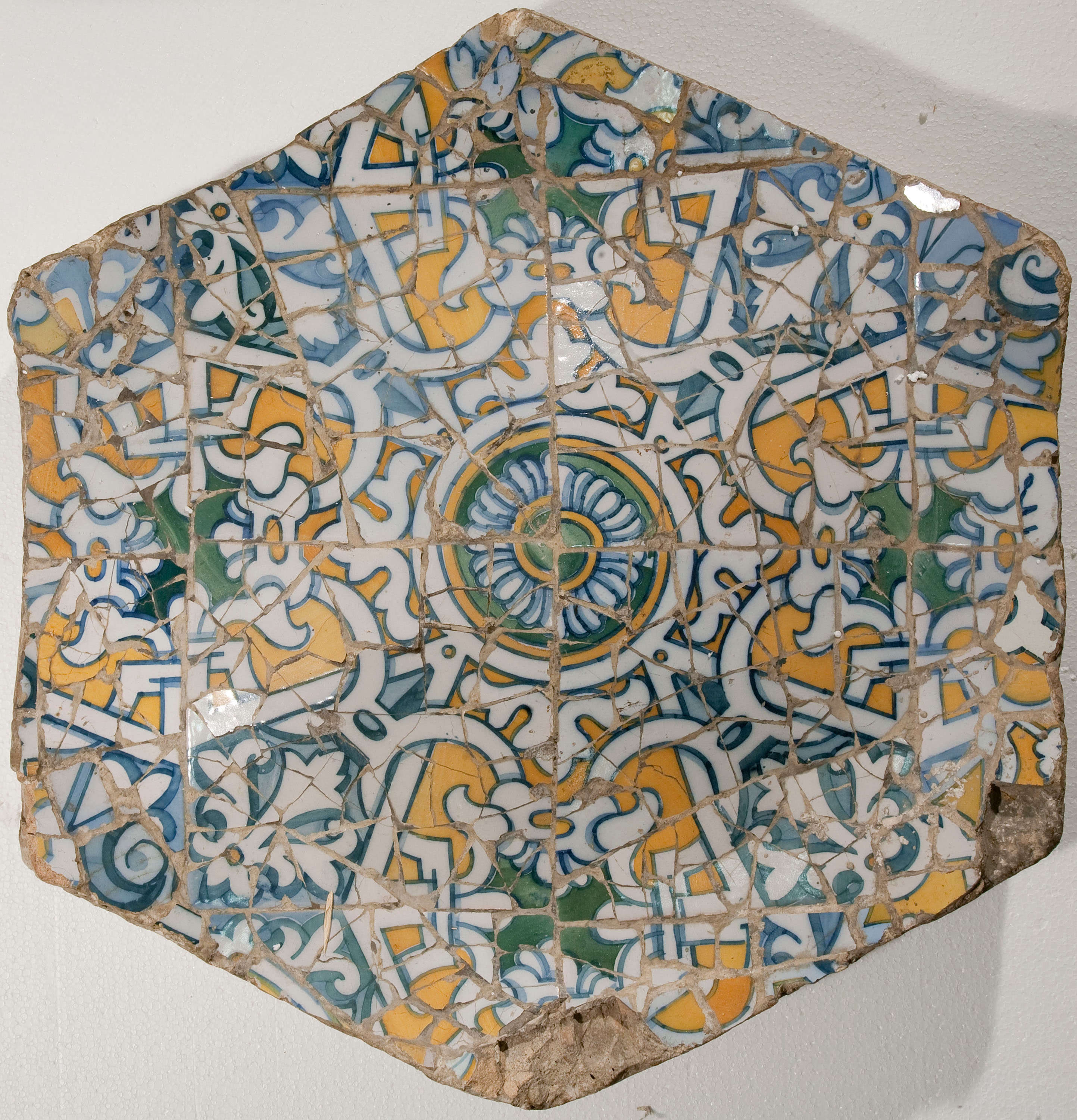 Piece of trencadís for the Parc Güell