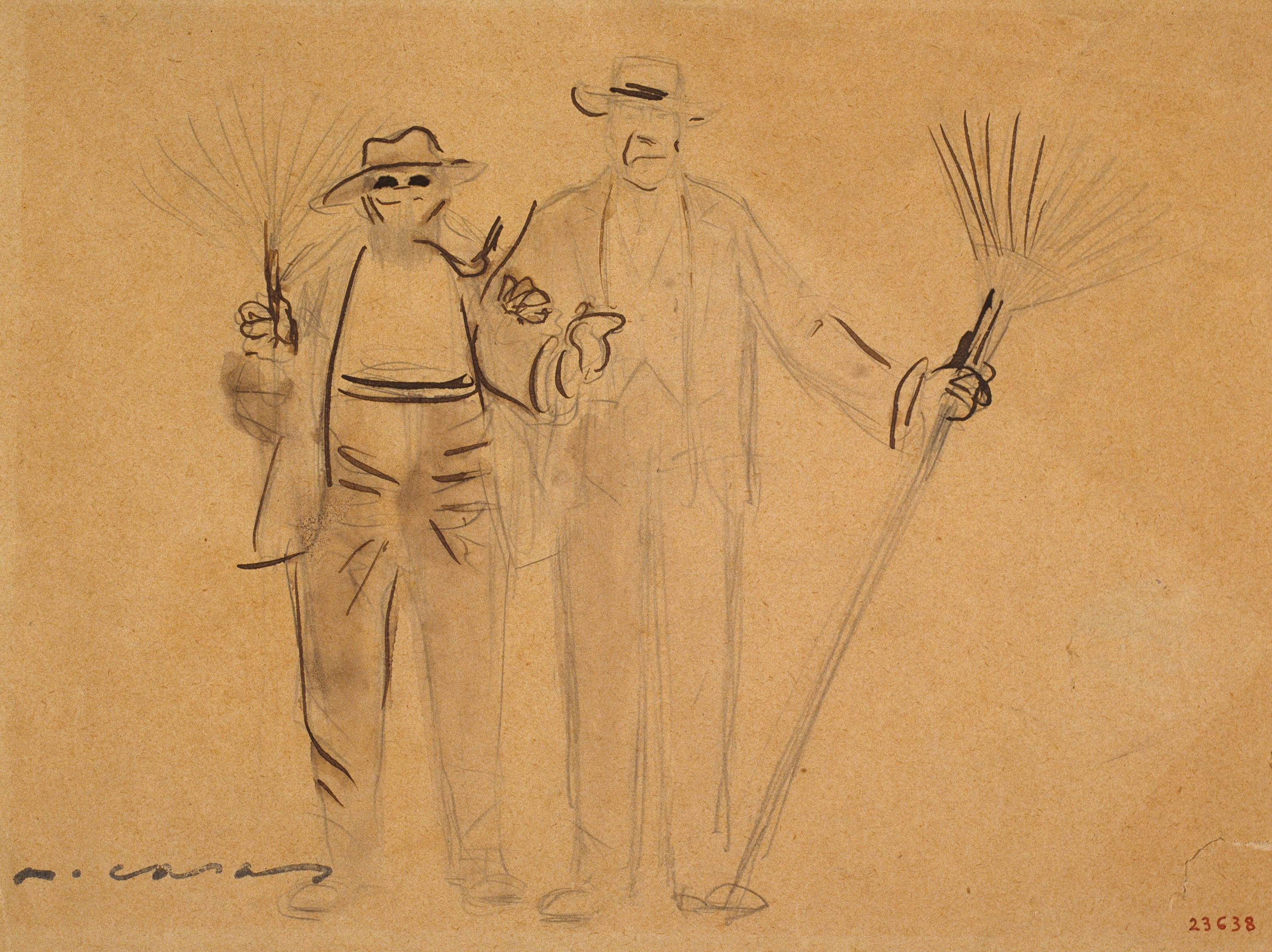 Self-portrait with Mr. Deering