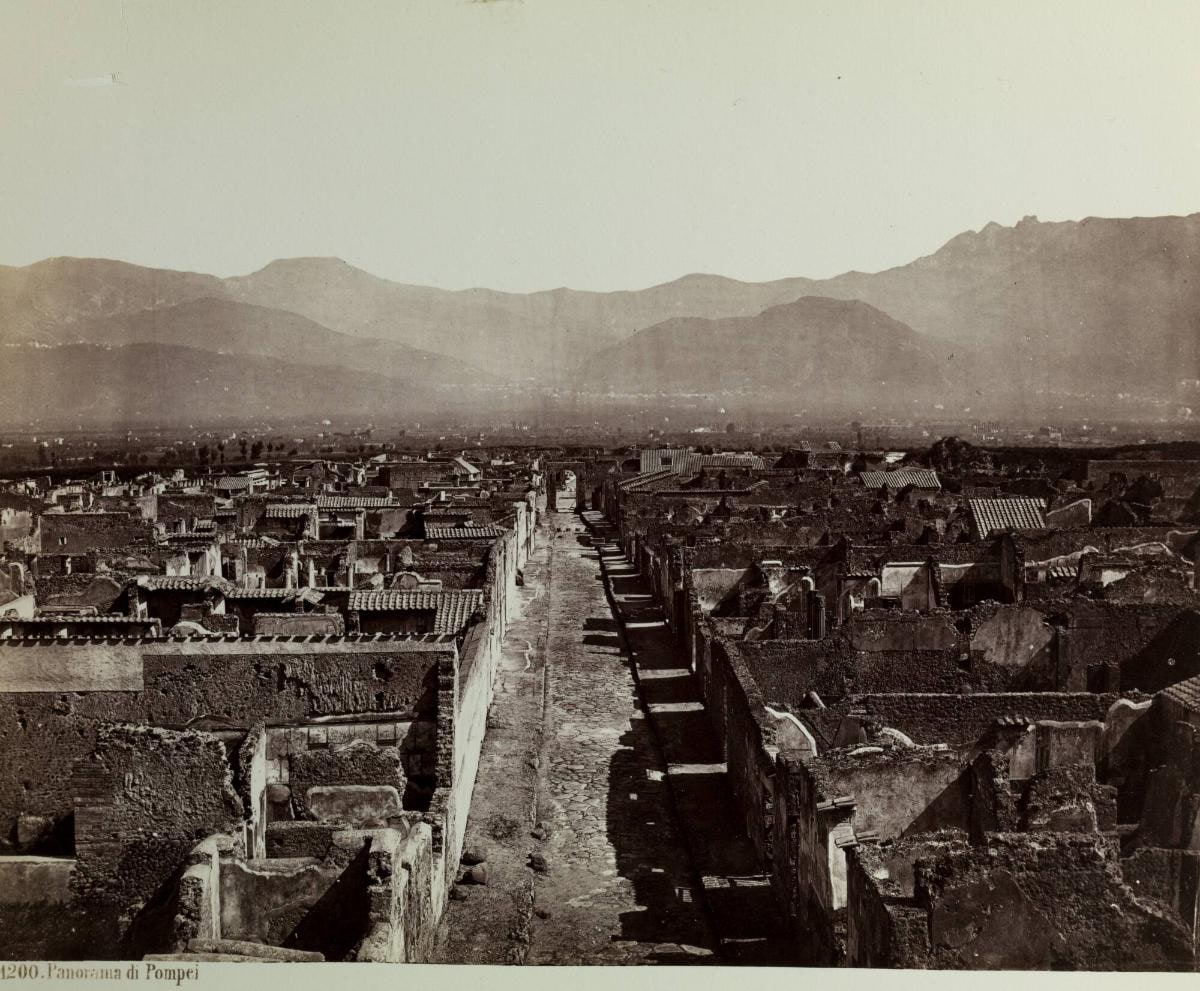 1200 Panorama di Pompei
