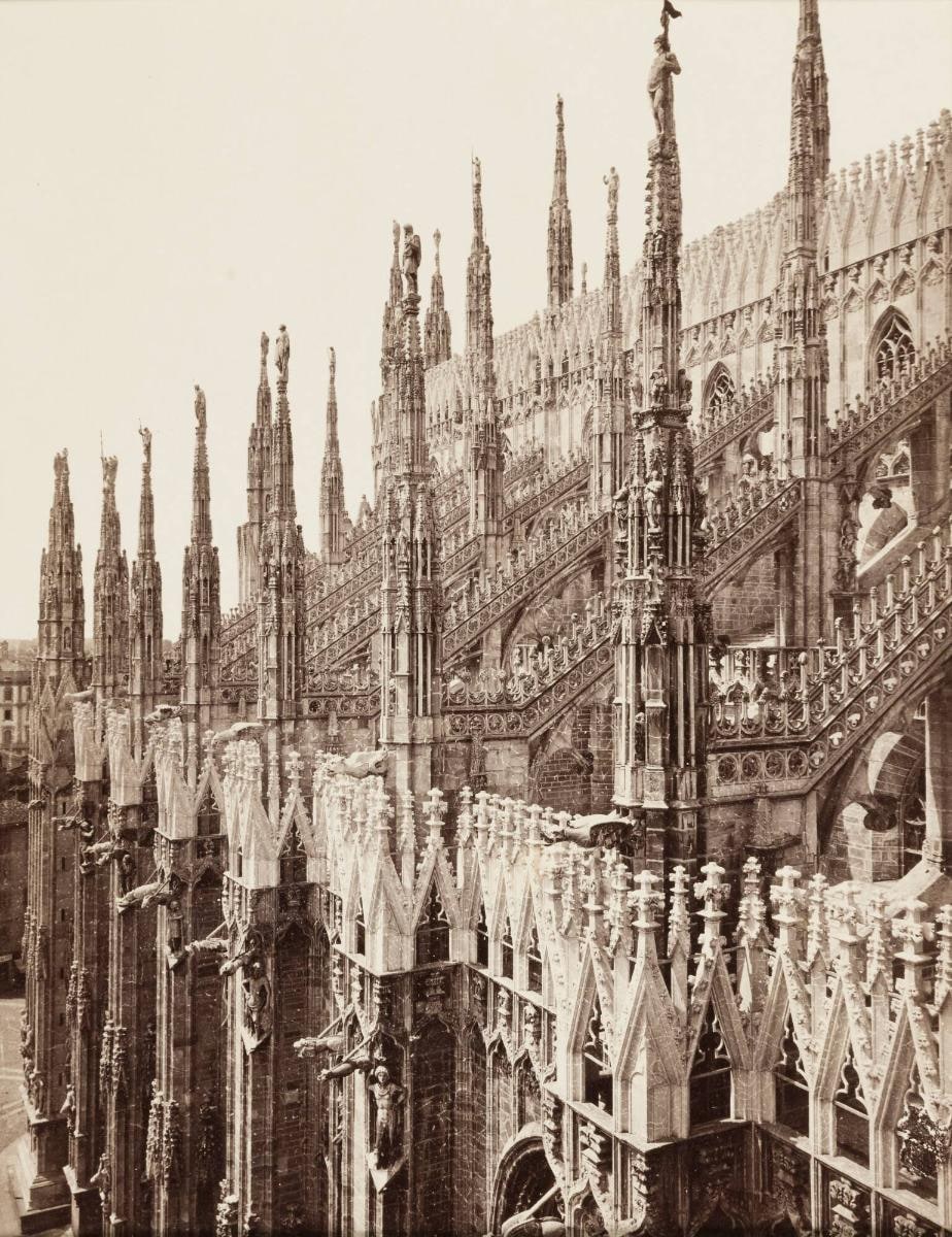 3881. Milano, Dettaglio delia Cattdrale