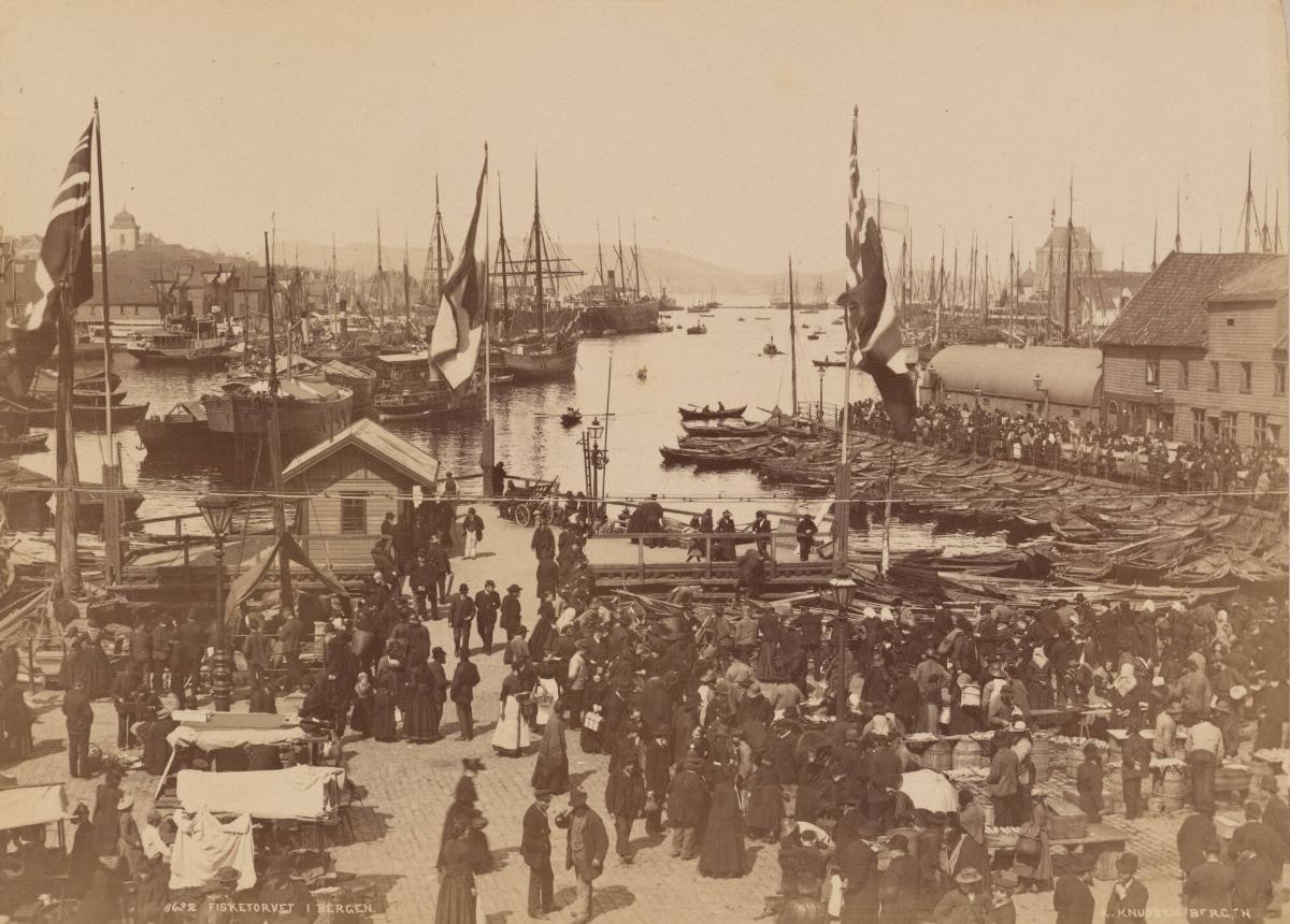 8632. Fisketorvet i Bergen