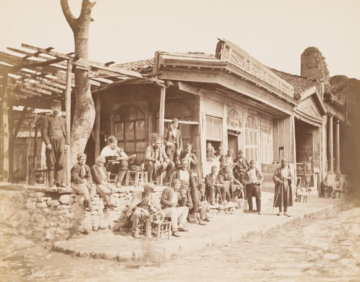 Asia Minor. Street-scene in Scutari. Here the Ottoman dynasty was founded, and from here Islamism spread itself in Europe.
