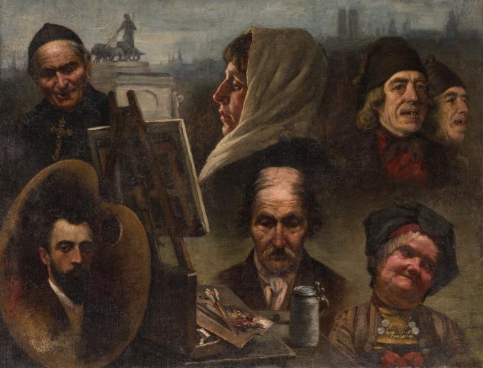 Studies of Seven Heads