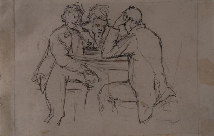 Chess Game. Sketch