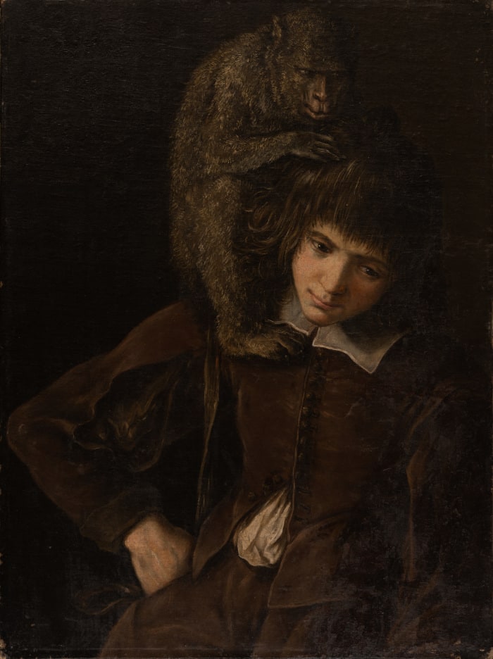 Boy with a Monkey