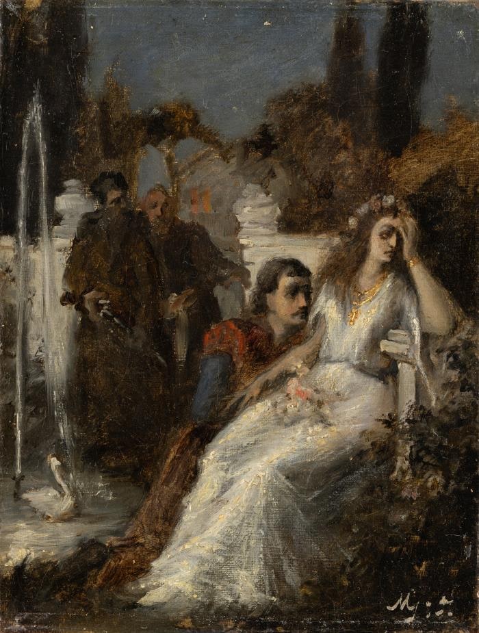 Sketch for A. Mickiewicz's work "The Ambush. A Ukrainian Ballad"