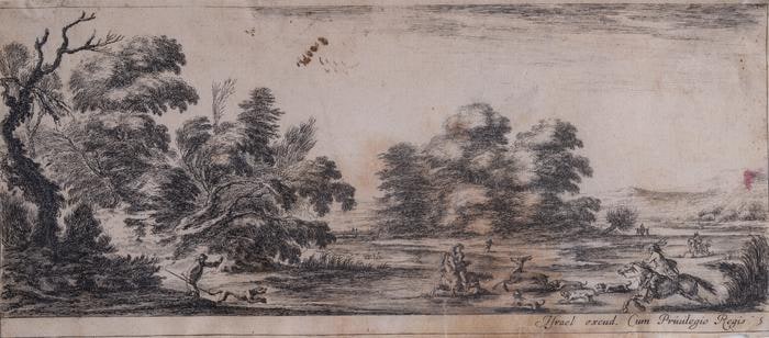 Landscape with Deer Hunting