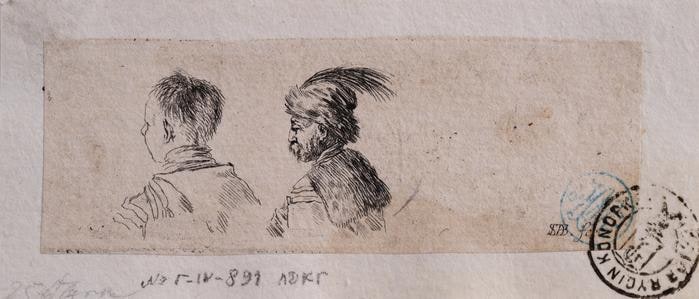 Hungarian Warrior with a Charioteer (From the Series of Studies of Warriors "Varii capricci militari")
