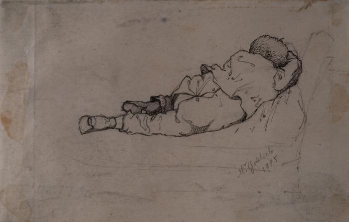 Sleeping Boy. Sketch