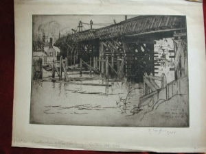 Construction of the New Kew Bridge