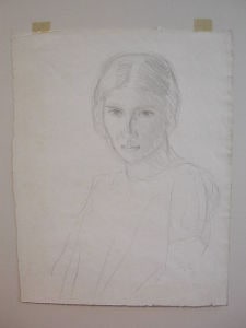 Study for the portrait of Kitty Dean