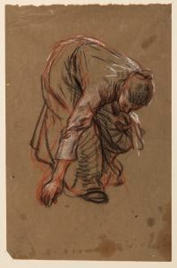 Study of a Gleaner, c.1890