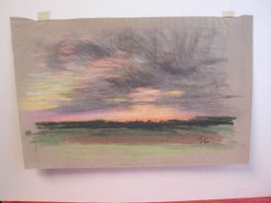 A sunset landscape
