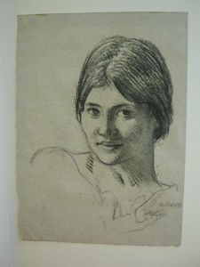 Head of a young woman